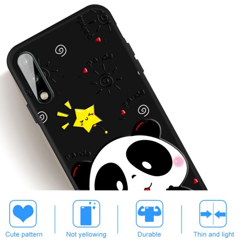 Coque Huawei P40 Lite E / Y7p Étoile Panda