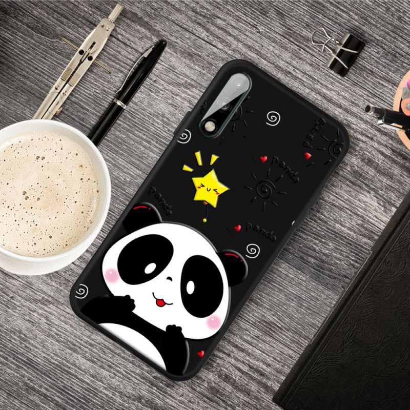 Coque Huawei P40 Lite E / Y7p Étoile Panda