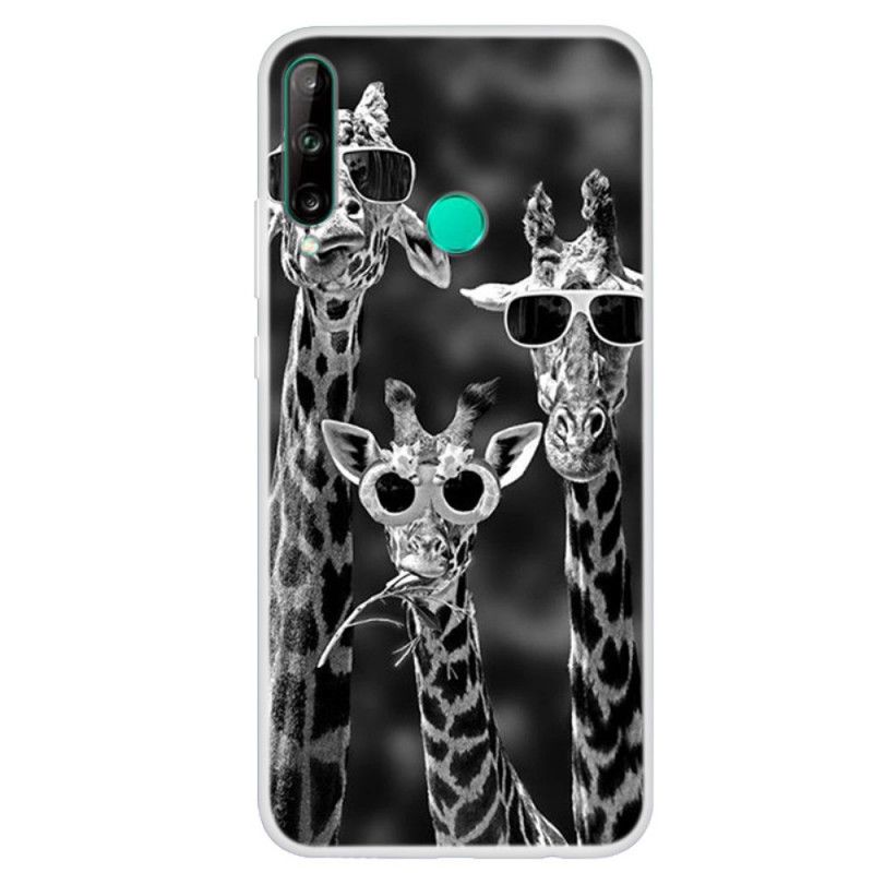 Coque Huawei P40 Lite E / Y7p Girafes À Lunettes