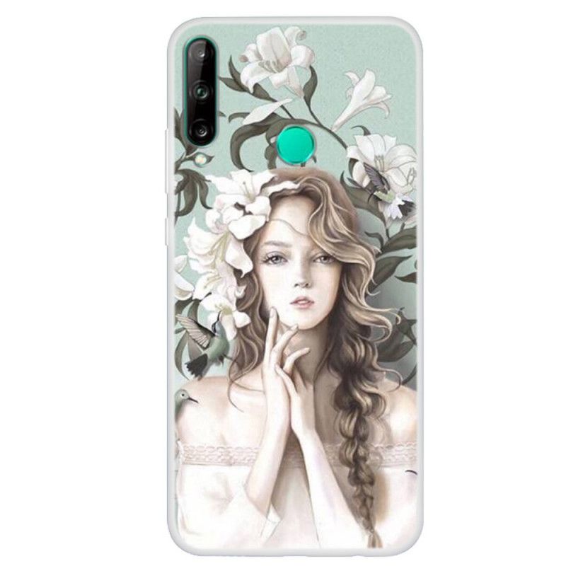 Coque Huawei P40 Lite E / Y7p La Femme À Fleurs