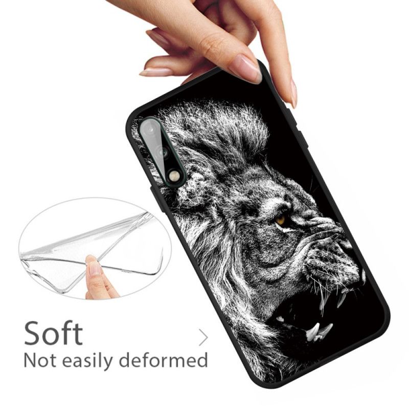 Coque Huawei P40 Lite E / Y7p Lion Féroce