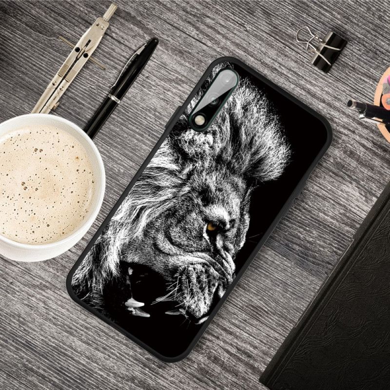 Coque Huawei P40 Lite E / Y7p Lion Féroce