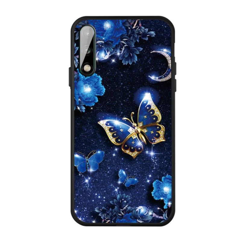 Coque Huawei P40 Lite E / Y7p Papillon D'or