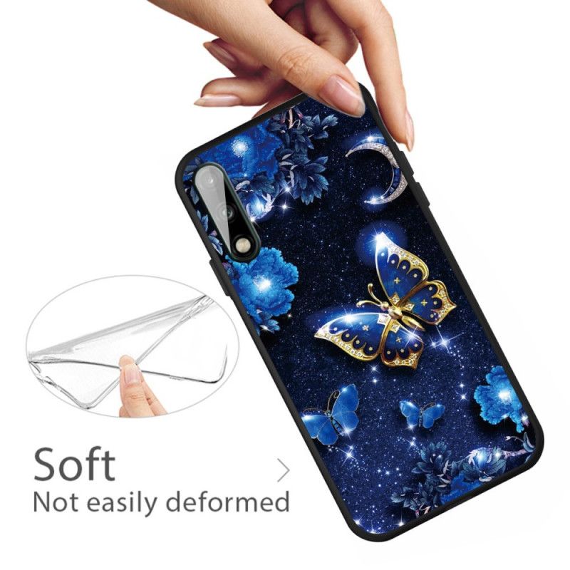 Coque Huawei P40 Lite E / Y7p Papillon D'or