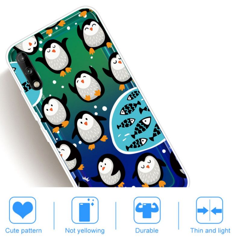 Coque Huawei P40 Lite E / Y7p Pingouins Et Poissons