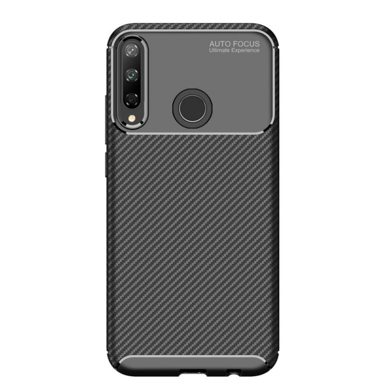 Coque Huawei P40 Lite E / Y7p Texture Fibre Carbone Flexible