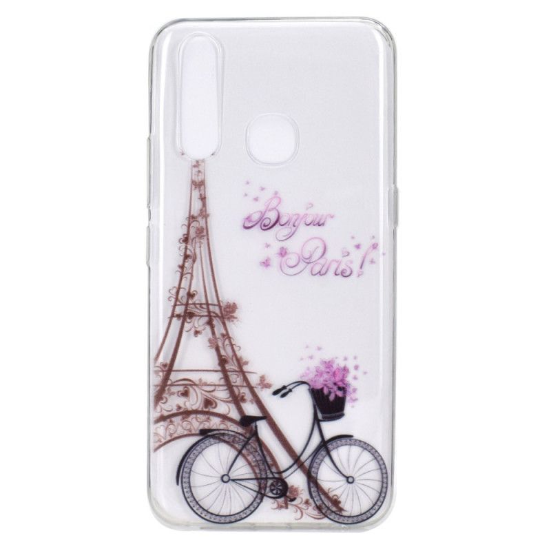 Coque Huawei P40 Lite E / Y7p Transparente Bonjour Paris