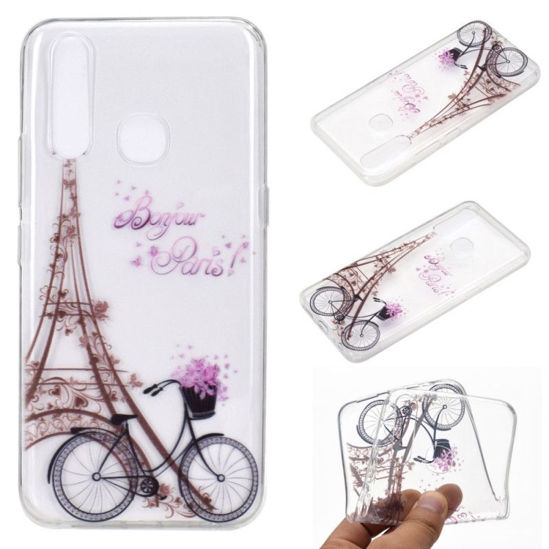 Coque Huawei P40 Lite E / Y7p Transparente Bonjour Paris