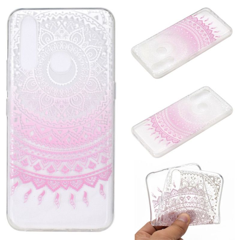 Coque Huawei P40 Lite E / Y7p Transparente Mandala Coloré