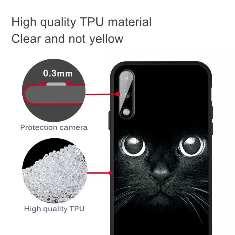 Coque Huawei P40 Lite E / Y7p Yeux De Chat