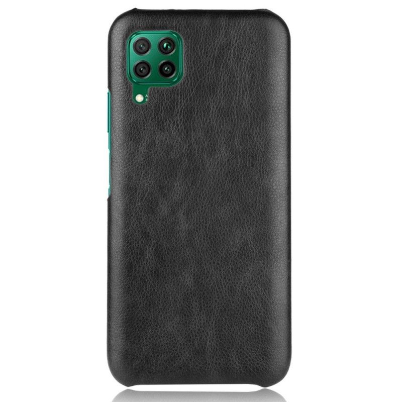 Coque Huawei P40 Lite Effet Cuir Litchi Performance