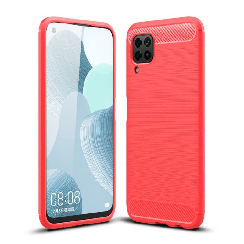 Coque Huawei P40 Lite Fibre Carbone Brossée