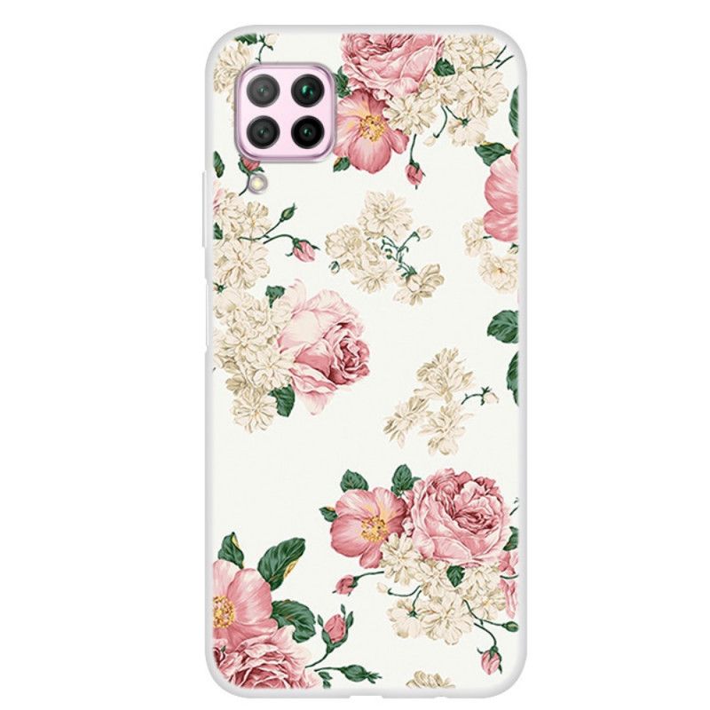 Coque Huawei P40 Lite Fleurs Liberty