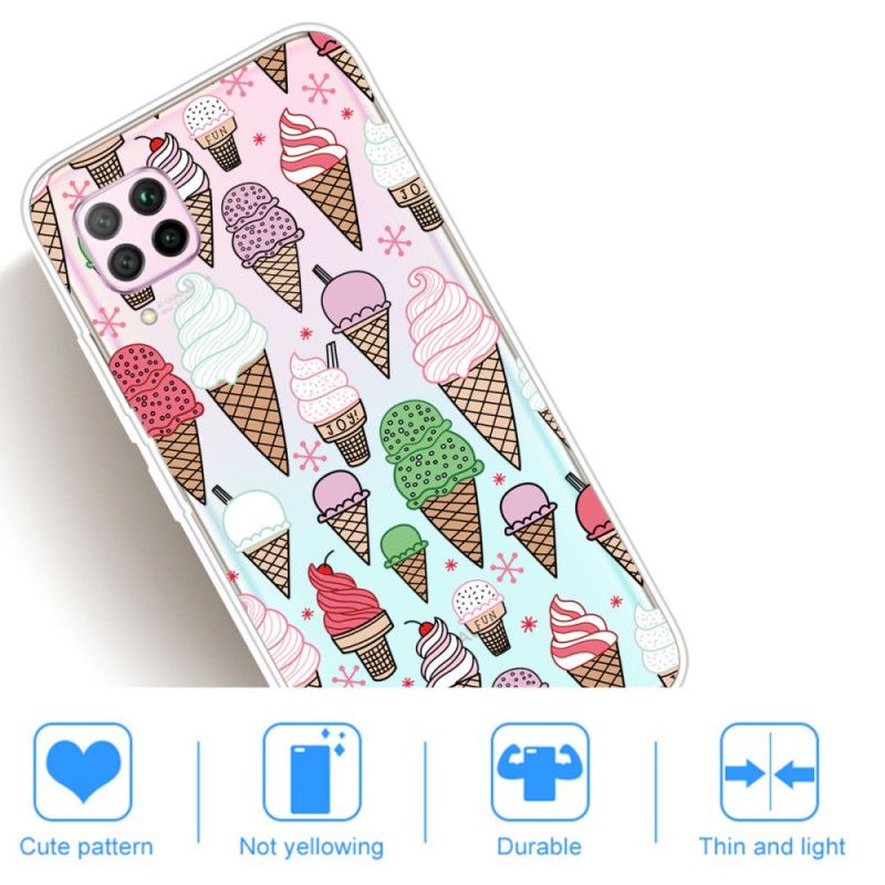 Coque Huawei P40 Lite Glaces À La Crème Colorées