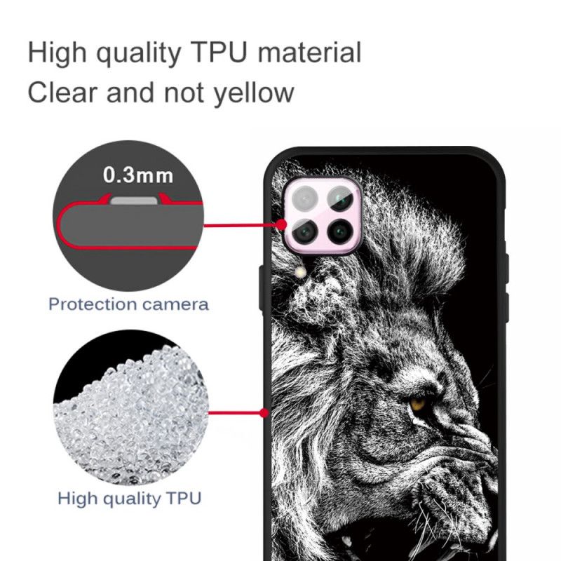 Coque Huawei P40 Lite Lion Féroce