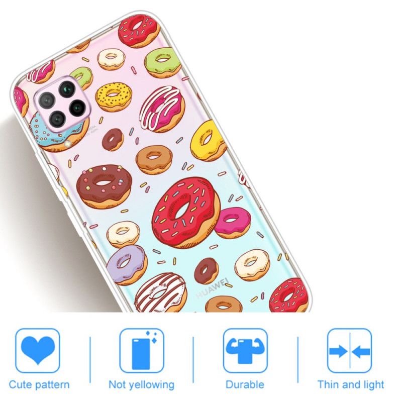 Coque Huawei P40 Lite Love Donuts