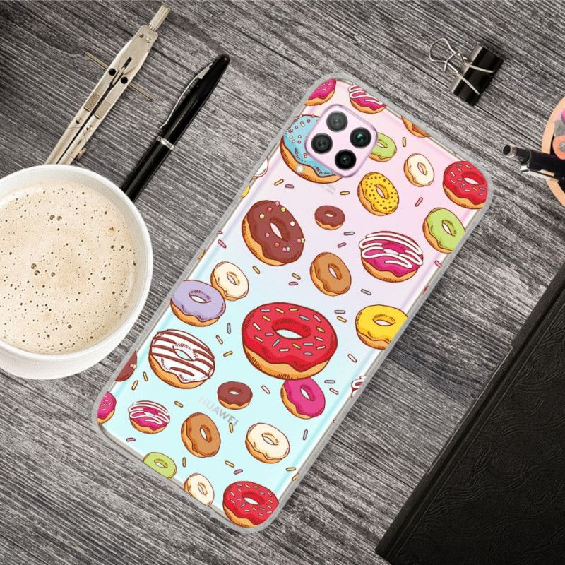 Coque Huawei P40 Lite Love Donuts