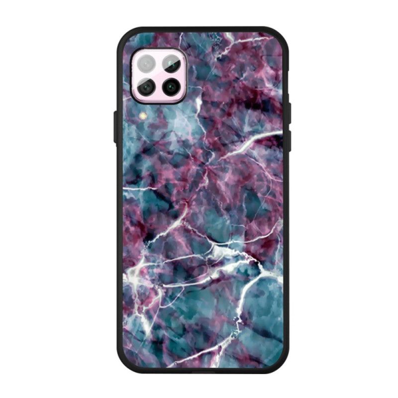 Coque Huawei P40 Lite Marbre Violet