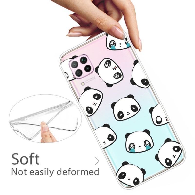 Coque Huawei P40 Lite Pandas Sentimentaux