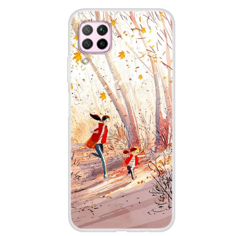 Coque Huawei P40 Lite Paysage D'automne