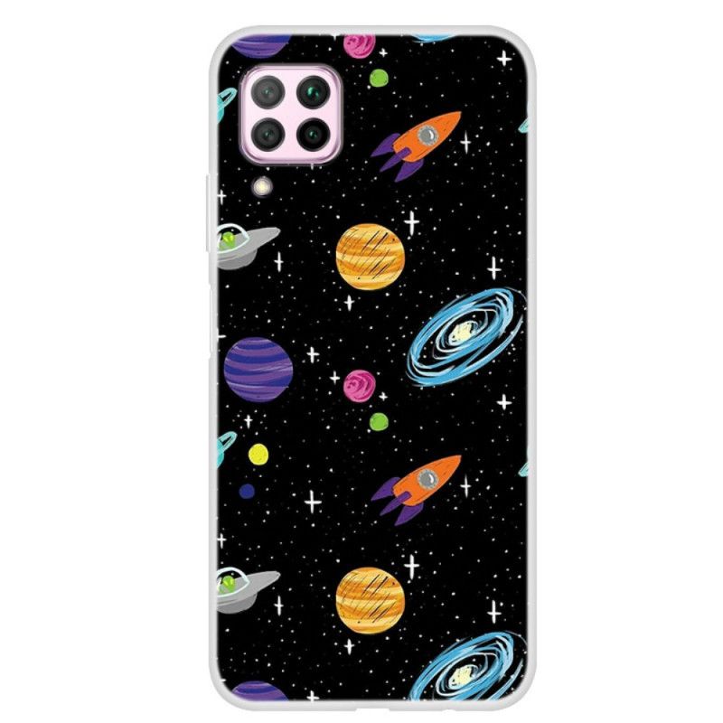 Coque Huawei P40 Lite Planète Galaxie