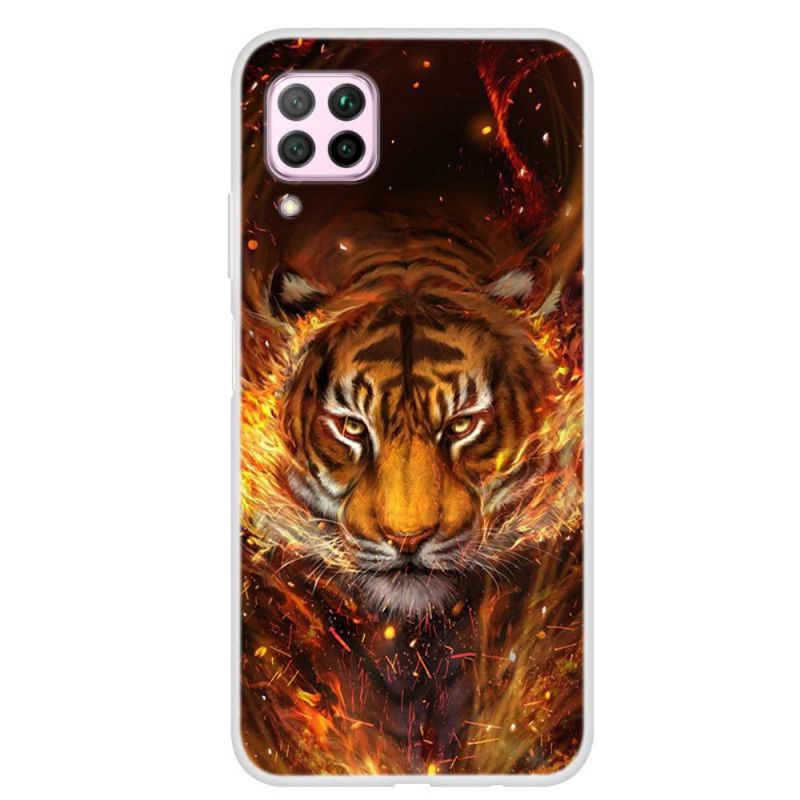 Coque Huawei P40 Lite Tigre De Feu