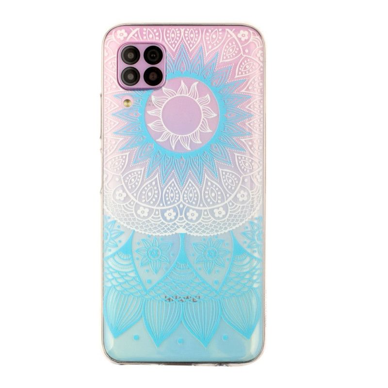 Coque Huawei P40 Lite Transparente Mandala Coloré