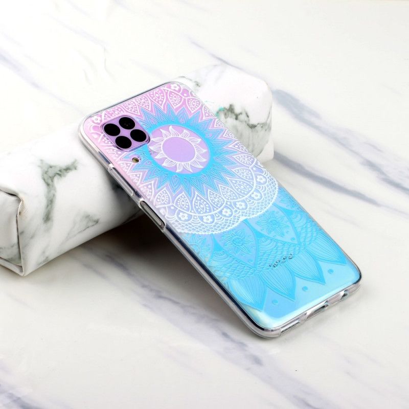 Coque Huawei P40 Lite Transparente Mandala Coloré