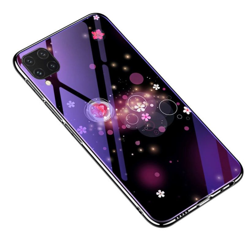 Coque Huawei P40 Lite Verre Trempé Et Silicone Florale