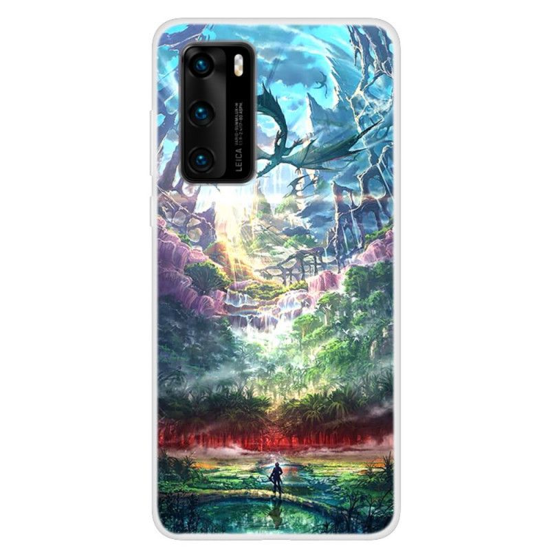 Coque Huawei P40 Nature Paradisiaque