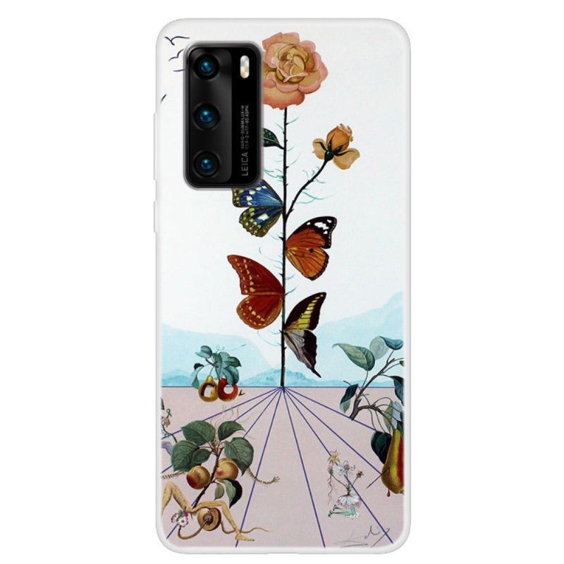 Coque Huawei P40 Papillons De La Nature