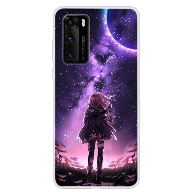 Coque Huawei P40 Pleine Lune Magique