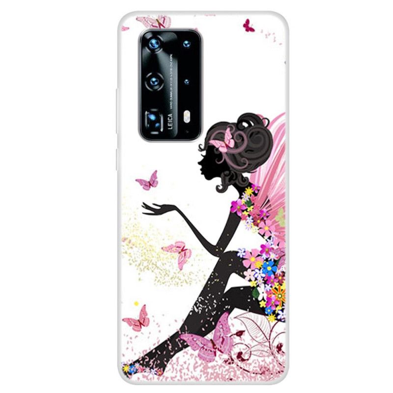 Coque Huawei P40 Pro Butterfly Lady