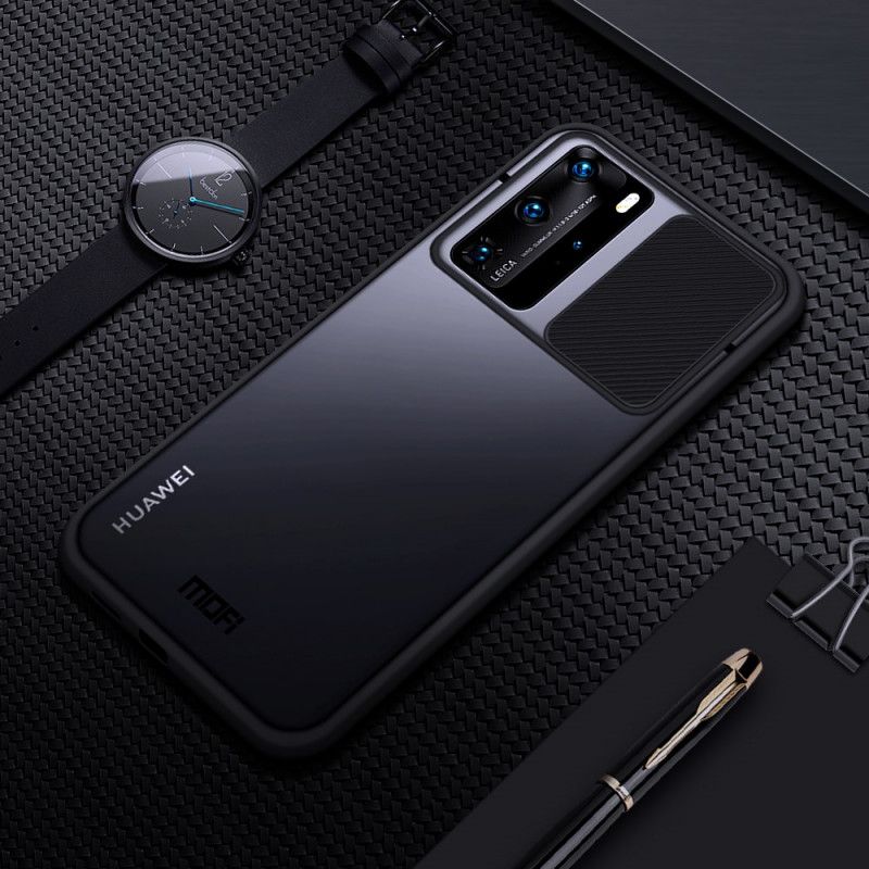 Coque Huawei P40 Pro Camshield Rebords Colorés Mofi