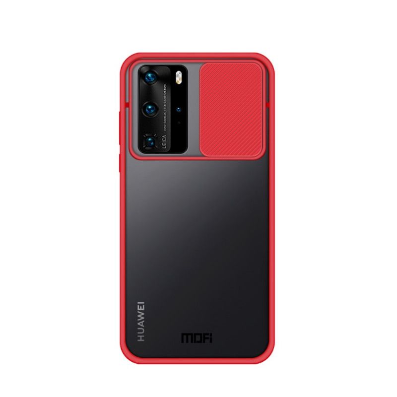 Coque Huawei P40 Pro Camshield Rebords Colorés Mofi