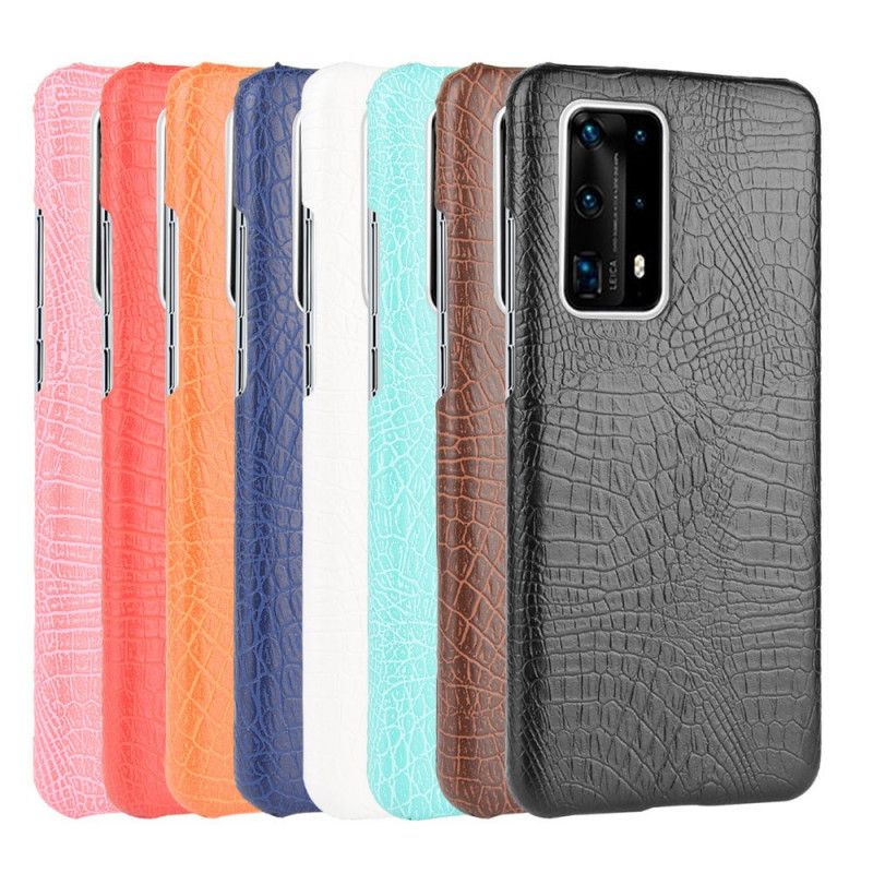 Coque Huawei P40 Pro Effet Peau De Crocodile