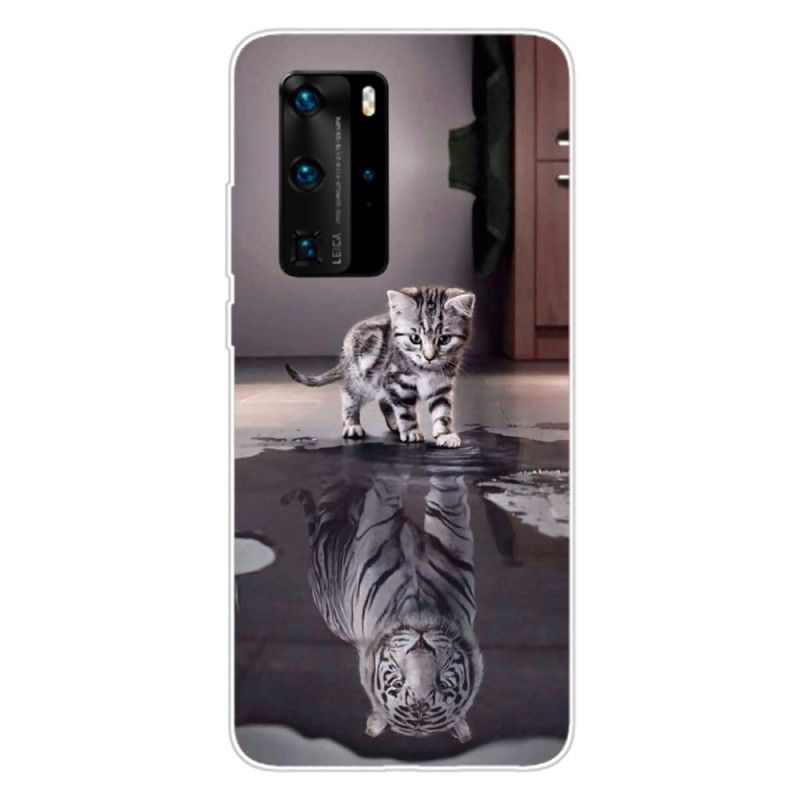 Coque Huawei P40 Pro Ernest Le Tigre