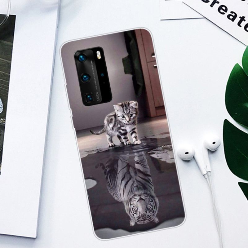 Coque Huawei P40 Pro Ernest Le Tigre