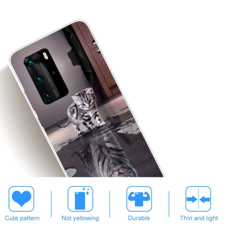 Coque Huawei P40 Pro Ernest Le Tigre