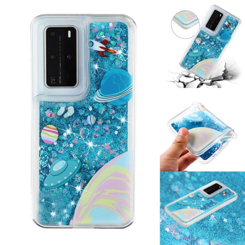 Coque Huawei P40 Pro Espace Paillettes