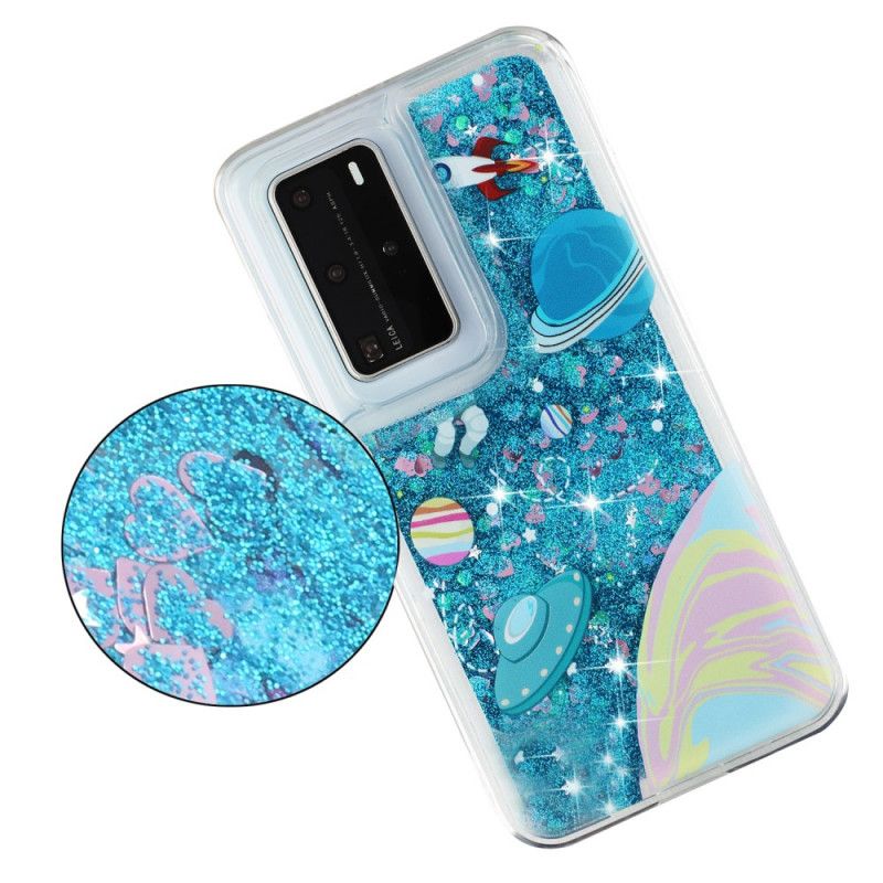 Coque Huawei P40 Pro Espace Paillettes