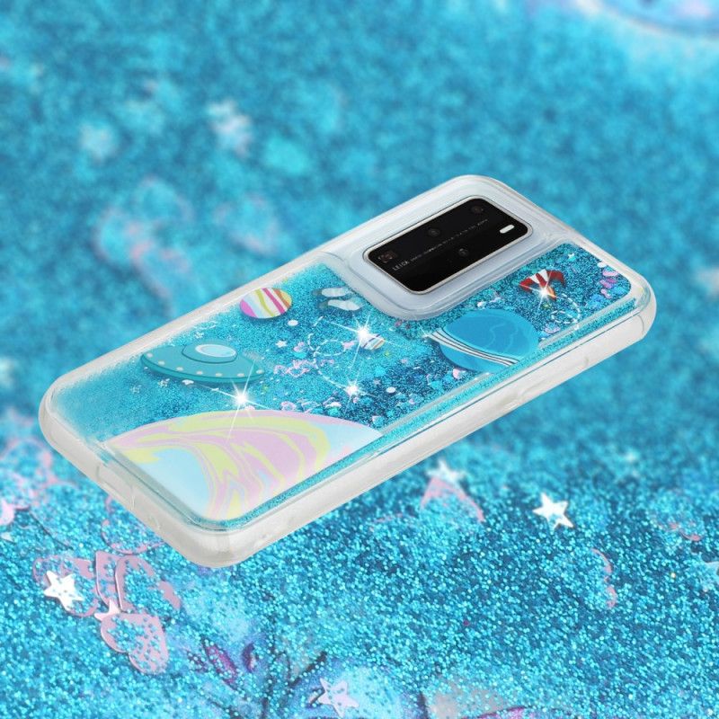 Coque Huawei P40 Pro Espace Paillettes