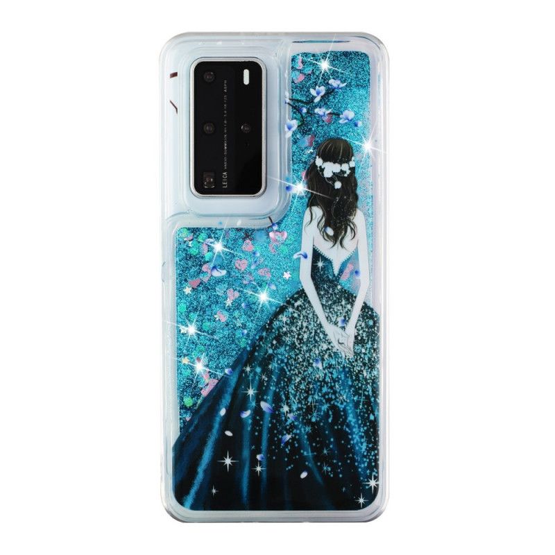 Coque Huawei P40 Pro Femme Paillettes