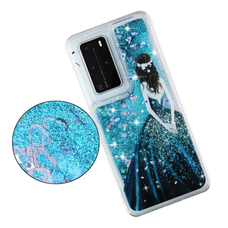 Coque Huawei P40 Pro Femme Paillettes