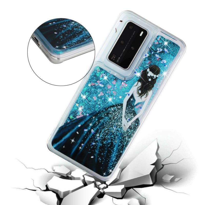 Coque Huawei P40 Pro Femme Paillettes