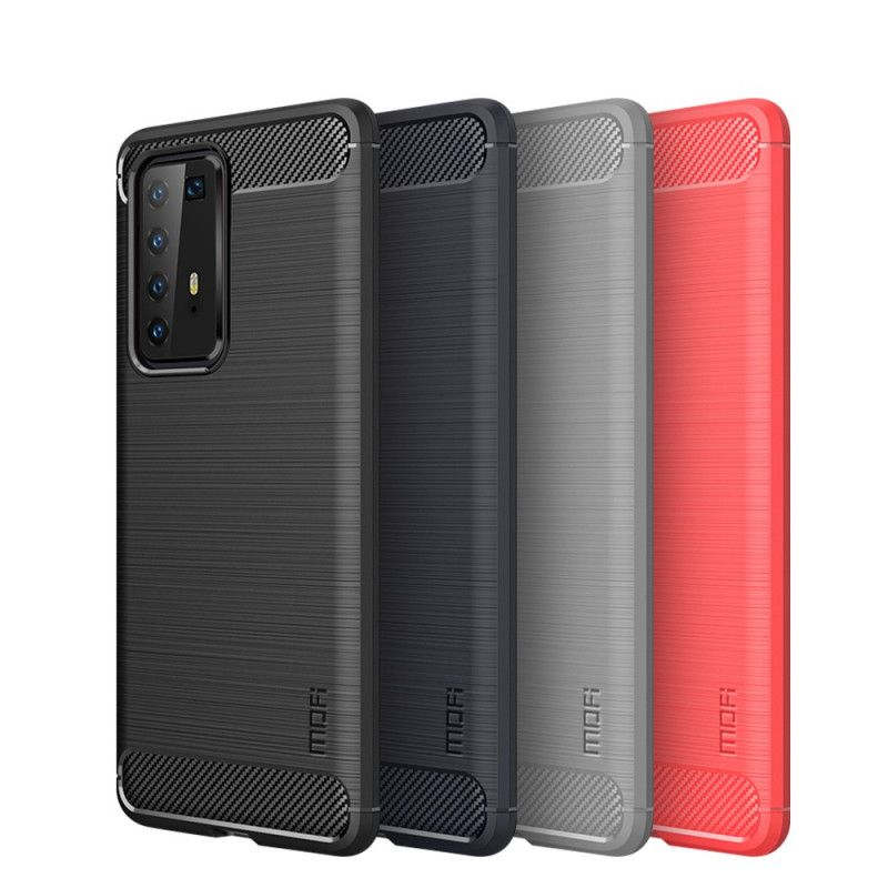 Coque Huawei P40 Pro Fibre Carbone Brossée Mofi