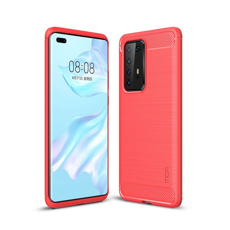 Coque Huawei P40 Pro Fibre Carbone Brossée Mofi