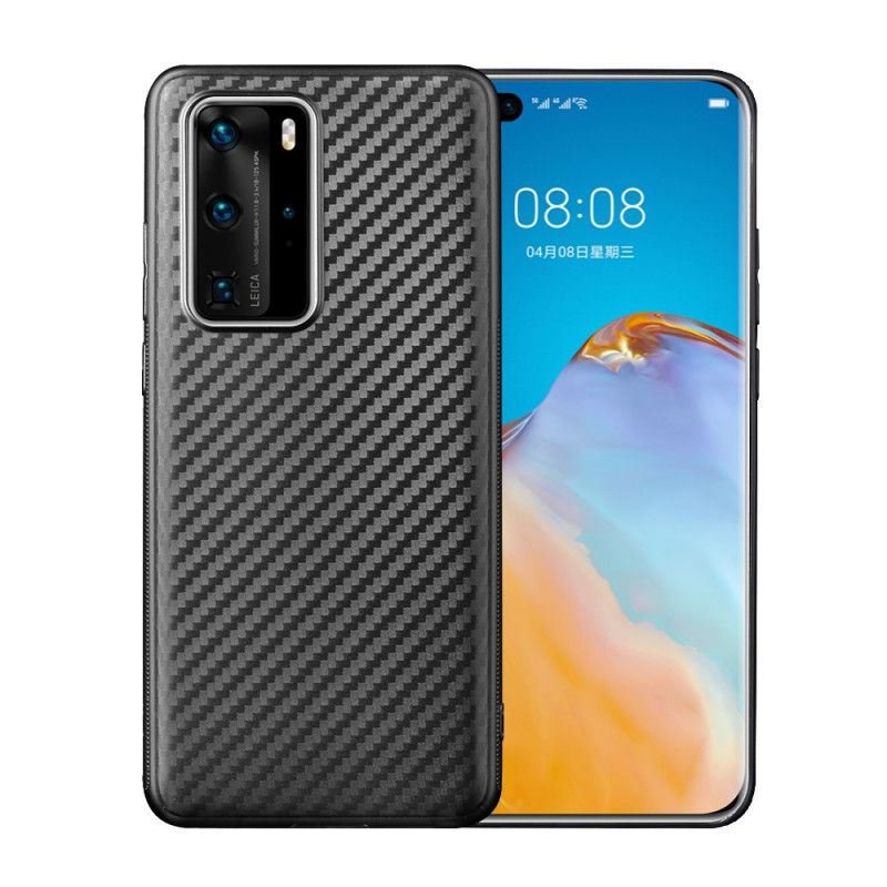 Coque Huawei P40 Pro Fibre Carbone Simple