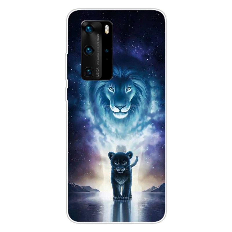 Coque Huawei P40 Pro Lionceau