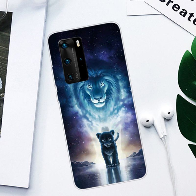 Coque Huawei P40 Pro Lionceau